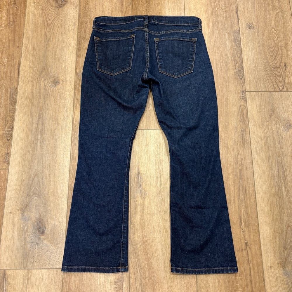 🌟J BRAND🌟 GIGI ANKLE MID CROPPED FLARE STRETCH JEANS DARK WASH SZ 26 - Picture 8 of 8